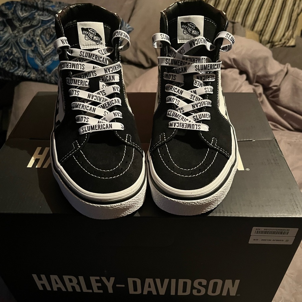SLUMERICAN Vans high tops !